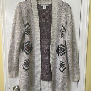 London Kaye sweater women size S Native American themed